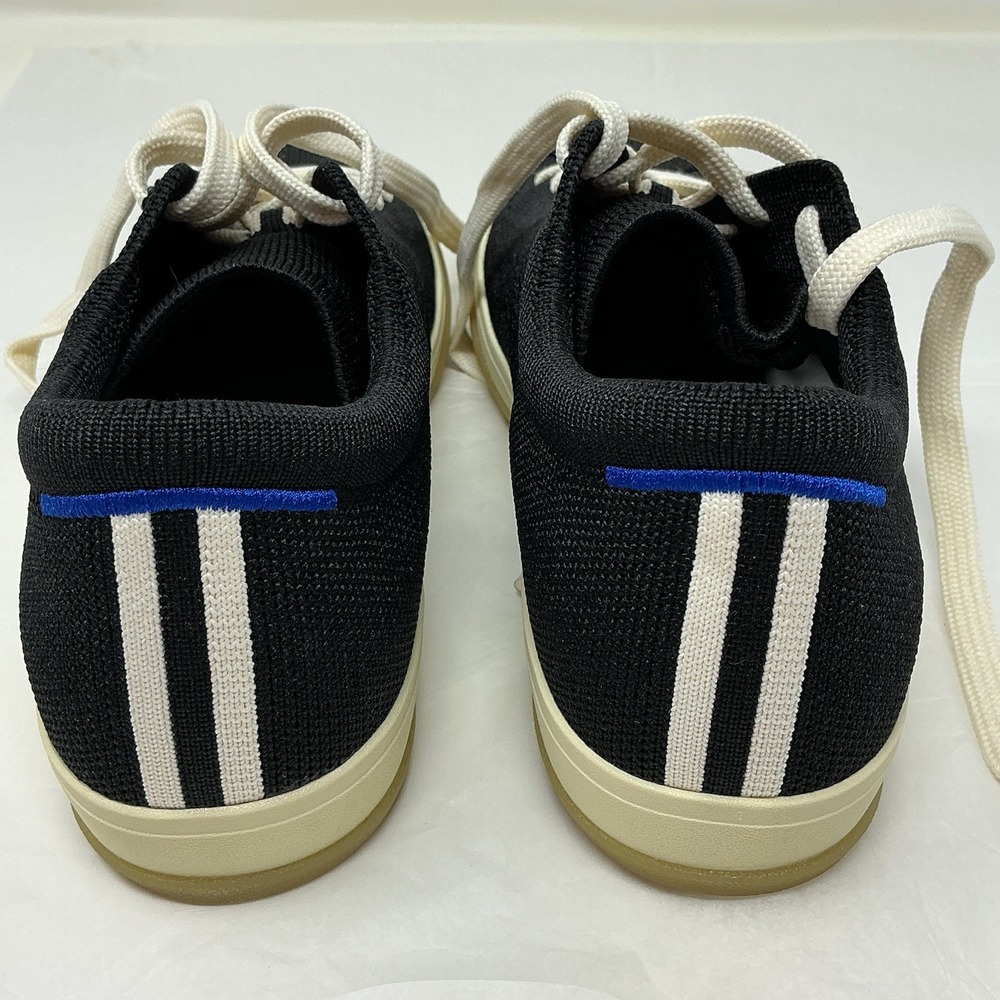Rothy's The Lace Up Sneaker Women's US 8 Black Knit Soft Flexible Comfort Flats - Picture 11 of 14